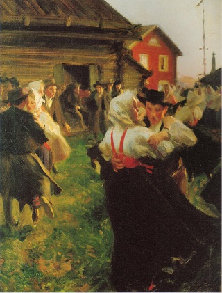 Anders Zorn midsommardansen 1897